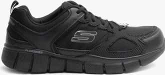 Skechers Mens Skechers Work 77152EC TELFIN - SANPHET SR Mens Occupational Trainers Black - Size: 7.5