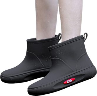 Generic Unisex Wellingtons Boots Knee High Wellington Rubber Textile Lined Wellie Easy to Clean Shoe Comfortable Rain Shoes Waterproof Snow Boot for Walking O