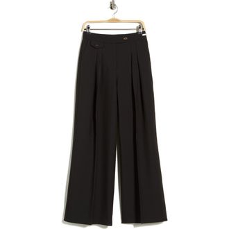 Barbour Francis High Waist Wide Leg Pants in Black at Nordstrom Rack, Size 14 Us / 18 Uk
