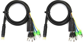 OEM Piezas De Cable De Extensi&oacute;n Convertidor De Motor De 9 Pines Para Bicicleta El&eacute;ctrica De 60 Cm, Conector Impermeable Para Bafang