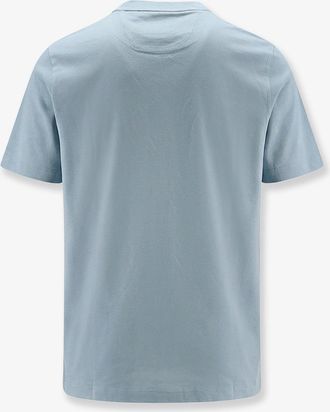 HUGO BOSS Mens Cotton T-Shirt Blue T-Shirts And Polos