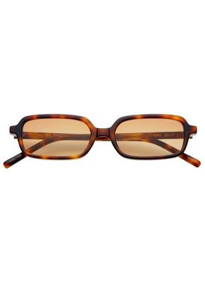 Freyrs Eyewear Miki Rectangular Sunglasses in Tortoise /Brown at Nordstrom