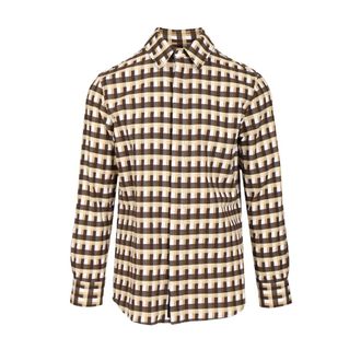 Bottega Veneta Cotton Check Shirt - male - Bottega Veneta - Casual Shirts - Multicolor - M - Shirts