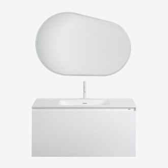 Sklum Sklum - Conjunto De Mueble De Ba&ntilde;o En Madera Con Lavabo Integrado Macrae