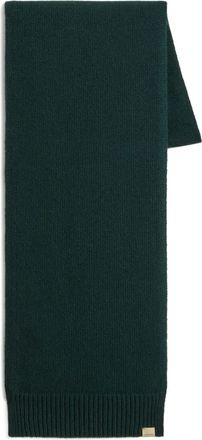 Woolrich Set berretto e sciarpa a coste - Verde