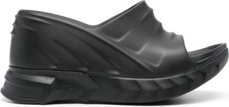 Givenchy Marshmallow 115mm wedge sandals - women - Rubber/Rubber/Rubber - 40 - Black