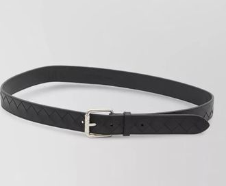 Bottega Veneta intrecciato leather belt adjustable length