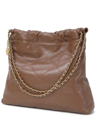 Tiffany & Fred Quilted Leather Tote