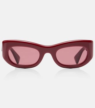 Gucci Logo rectangular sunglasses