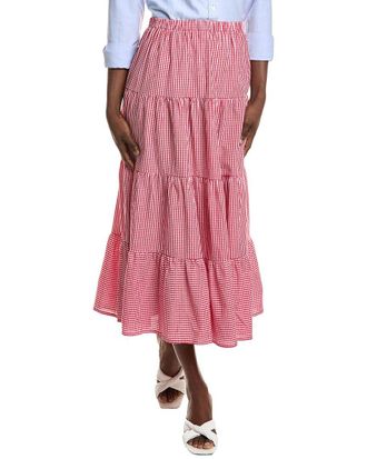 Anna Kay & Co. Anna Kay Westend Plaid Midi Skirt