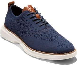 Cole Haan Grand Shadowlite Stitchlite Derby in Navy Blazer /British Tan at Nordstrom Rack, Size 10.5