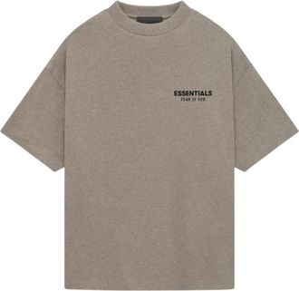 Fear of God Essentials Jersey Crewneck T-Shirt - Heren - T-shirts - Grijs - XS - Katoen - Tops