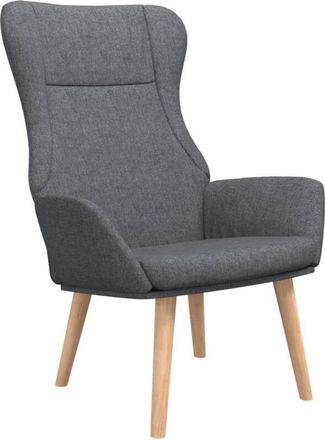 Nova Sill&oacute;n De Relax De Tela Gris Oscuro Vidaxl