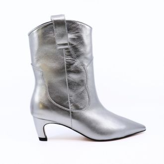 Shoe The Bear Dicte Boots In Silver Metallic