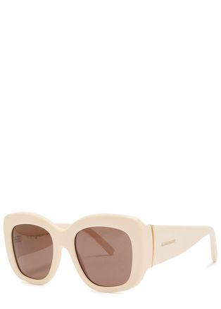 Givenchy Oversized Square-frame Sunglasses - Cream - One Size