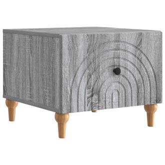 vidaXL Mesa De Caf&eacute; Gris Sonoma 49 X 50 X 40 Cm Madera De Ingenier&iacute;a Vidaxl