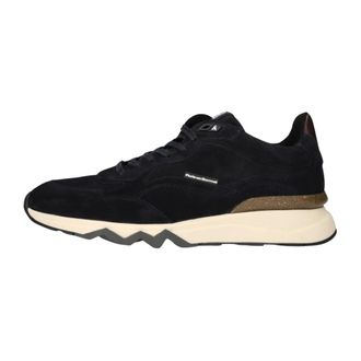Floris Van Bommel De Zager - Heren - Schoenen - Blauw - Maat: 48 2/3 EU Katoen