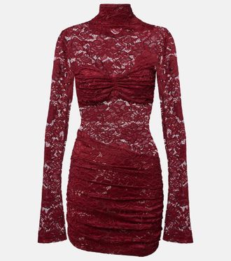 Bananhot Francisca floral lace minidress