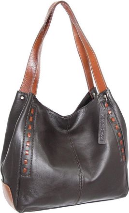 Nino Bossi Alyssa Durable Leather Satchel