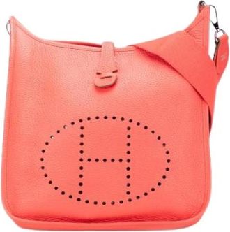 Herm&egrave;s Pre-owned Evelyne III PM - Dames - Vintage Schoudertas - Roze - ONE Size - Vintage
