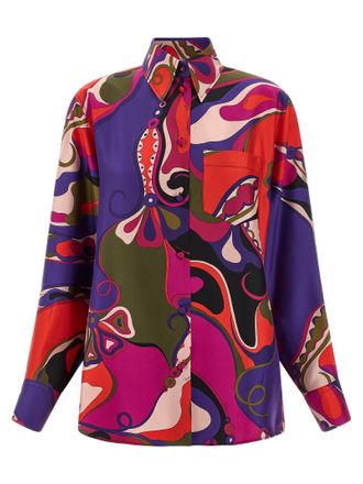 Emilio Pucci Womens Silk Shirt