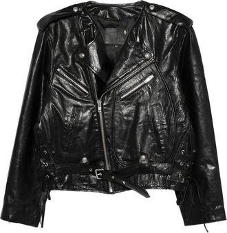 R13 Zipped Belted Jacket