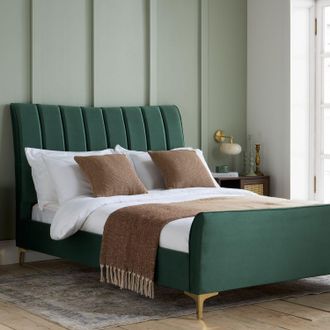 Birlea Clover Bed in Green | Size: King