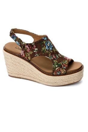 Corkys Footwear Womens Freddie Sandal In Rust Floral