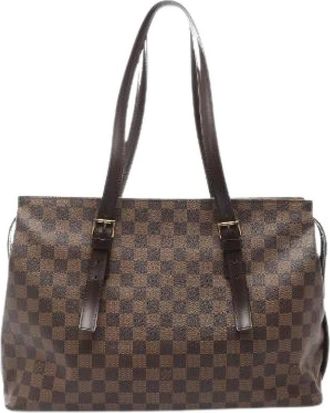 Louis Vuitton Pre-owned Tote Bags, female, Brown, Size: ONE SIZE Pre-owned Canvas louis-vuitton-bags