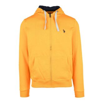 U.S.Polo Association U.S. Polo Assn., Zip-throughs, male, Orange, L, Sweatshirt
