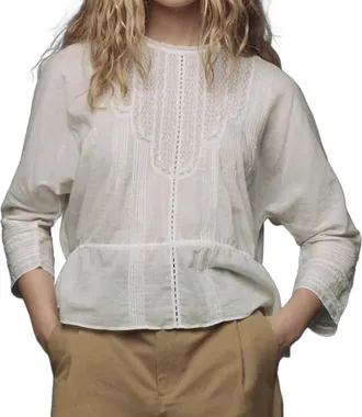 The Great. Victorian Top In White