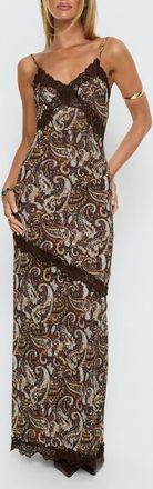 Princess Polly Musico Lace Maxi Dress in Paisley at Nordstrom, Size 12