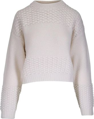 Lisa Yang Maglione girocollo - Toni neutri