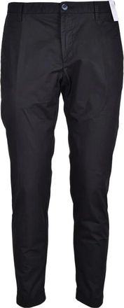 AT.P. CO Polyester Katoenen Broek - Heren - Slim Fit Broeken - Zwart - M - Katoen - Broeken