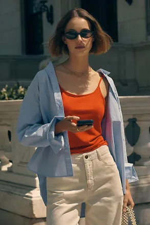 Maeve Kate 100% Cotton Classic Buttondown Shirt