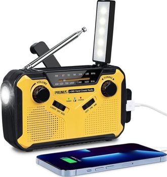 OEM Radio De Supervivencia Con Dinamo Port&aacute;til, Radio Solar Con Manivela Prunus J-369 Am/fm, Radio De Bater&iacute;a Port&aacute;til Con Banco De Energ&iacute;a De 2500 Mah, A