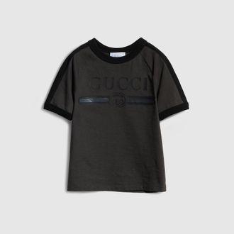 Gucci Kids - Cotton T-shirt With Print, Size 10 years, Black