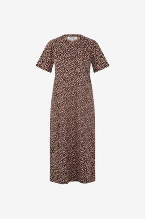 Balzac Paris Halblanges T-Shirt-Kleid mit Leopardenprint Claodia