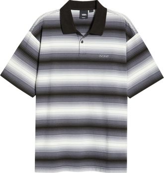 Vans Molino Shadow Stripe Polo in Steel Shadow at Nordstrom, Size Xx-Large