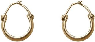 Annika Inez Sway Hoop Earrings in Gold at Nordstrom