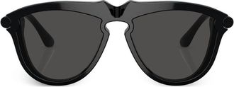 Burberry Sunglasses round-frame sunglasses - men - Acetate - 58 - Black