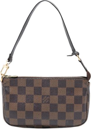 Louis Vuitton 2003 Damier Ebene Mini Pochette Accessoires shoulder bag - Bruin