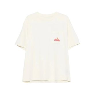 Rhude American Spirit T-Shirt - Heren - Tops - Beige - Maat: 2XL Katoen