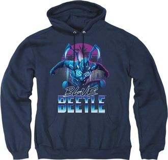 Gildan Blue Beetle (2023) City Protector Adult Pull Over Hoodie / Hooded Sweatshirt