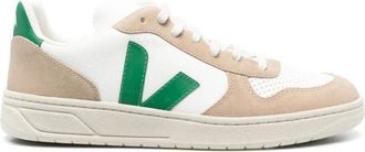 Veja V-10 Chromefree Leather Sneakers - Dames - Sneakers - Veelkleurig - 38 EU - Leer - Schoenen