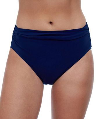 Gottex Shirred Tankini Bottom In Tutti Frutti Navy