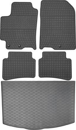 OEM Juego De Alfombrillas De Goma Para Coche Y Maletero Para Kia Rio Iv Hatchback (modelos 2017-2023)