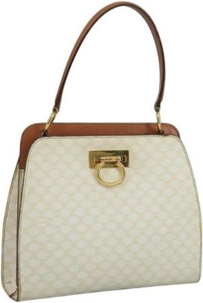 Celine Pre-owned Handbags, female, White, Size: ONE SIZE Pre-owned Vintage Handbag