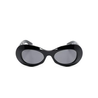 Gucci Interlocking G Oval-frame Sunglasses