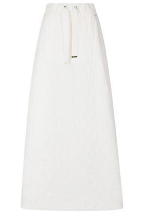 Herno White Polyamide Midi Skirt